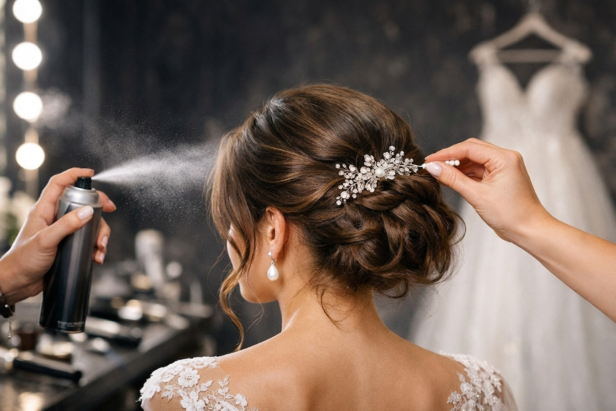 How to Prep Your Hair for Bridal Hairstyles: Texture, Finish & Styling